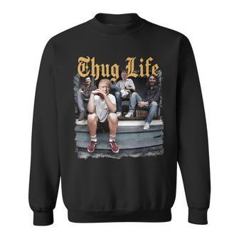 Trump 2024 Thug-Life 80'S Retro Sweatshirt | Mazezy UK