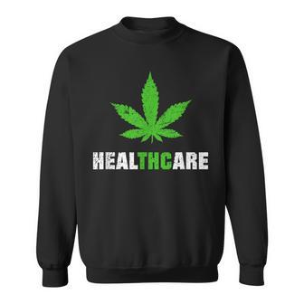 Weed Healthcare Marijuana Cannabis Leaf Sweatshirt - Thegiftio UK
