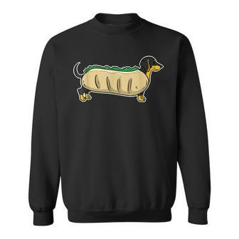Weiner Dog Dachshund Hot-Dog Sweatshirt - Monsterry