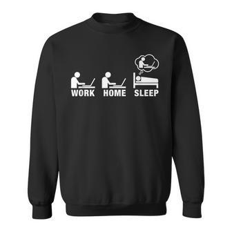 For Workaholic Engineers And Working From Home Sweatshirt - Monsterry DE