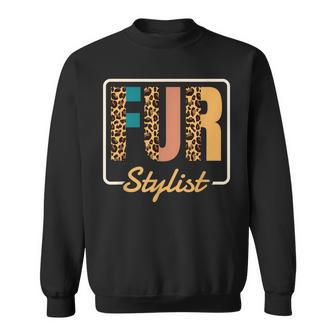 Fur Stylist Dog Grooming Puppy Groomers Sweatshirt - Monsterry