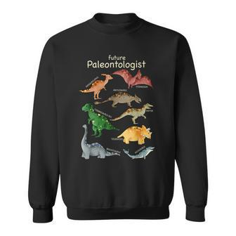 Future Paleontologist Favorite Types Of Dinosaurs Sweatshirt - Seseable
