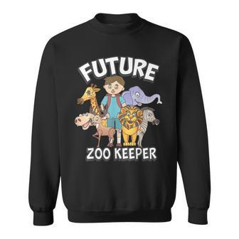 Future Zoo Keeper Cool Animal Lover Boy Attendant Sweatshirt - Thegiftio UK
