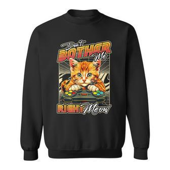 Gamer Cat Gaming Boys Video Game & Cat Lover Sweatshirt - Thegiftio UK
