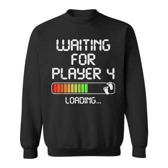Gamer Pregnancy Announcement 2Nd Baby Expectant Dad Player 4 Sweatshirt - Monsterry UK