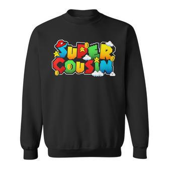 Gamer Super Cousin Gamer For Cousin Sweatshirt - Thegiftio UK