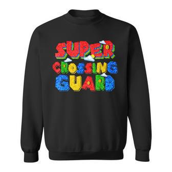 Gamer Super Crossing Guard School Staff Back To School Sweatshirt - Monsterry UK