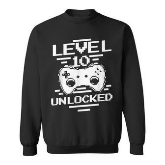 Gaming 10 Geburtstag Zocker 10 Jahre Gamer Sweatshirt - Seseable