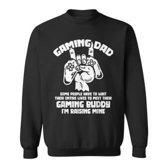 Gaming Dad Video Gamer Daddy Fathers Day Gaming Sweatshirt - Monsterry DE