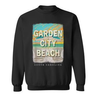 Garden City Beach South Carolina Sc Beach Bliss Sd816 Sweatshirt - Seseable