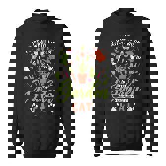 Garden And Dogs Lover Gardener Pet Gardening Sweatshirt - Thegiftio UK