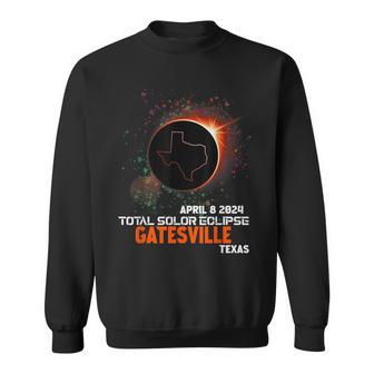 Gatesville Texas Total Solar Eclipse 2024 Sweatshirt | Mazezy