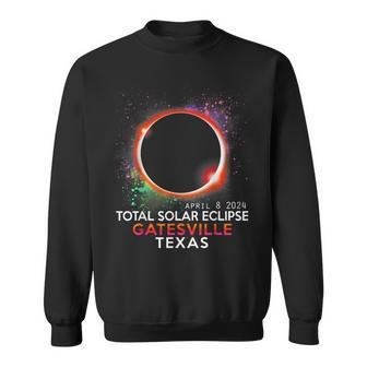Gatesville Texas Totality Total Solar Eclipse April 8 2024 Sweatshirt | Mazezy