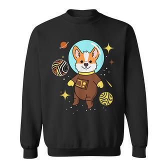 Gay Bear Corgi In Space Gay Bear Pride Sweatshirt - Monsterry DE