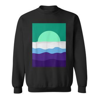 Gay Male Pride Horizon Vincian Sunset Subtle Lgbt Mlm Sweatshirt - Monsterry CA