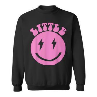 Gbig Big Little Sorority Reveal Smily Face Cute Little Sweatshirt - Monsterry