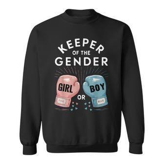 Gender Reveal Party Keeper Of Gender Boxing Sweatshirt | Mazezy UK