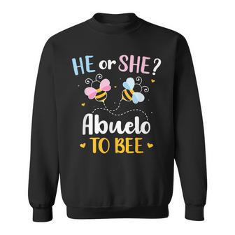 Gender Reveal He Or She Abuelo Matching Family Baby Party Sweatshirt - Monsterry