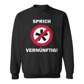 Gendersternchen Anti-Gender Language Sweatshirt - Seseable