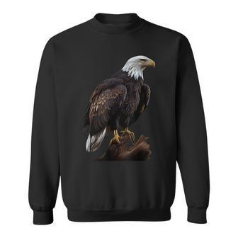 Genuine Eagle Sea Eagle Bald Eagle Polygon Eagle Sweatshirt - Seseable