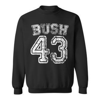 George W Bush 43Rd President Of The Usa T 43 Sweatshirt - Monsterry