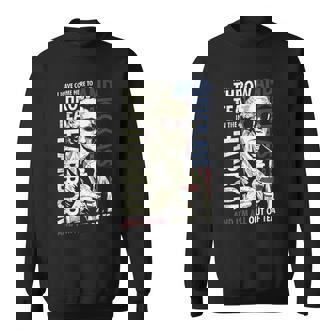 George Washington Throwing Tea Kick Ass 4Th Of July Sweatshirt - Thegiftio