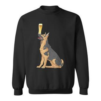 German Shepherd Vintage Dogs Craft Beer Sweatshirt - Monsterry UK