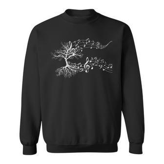 For Musicians Music Tree Treble Clef Sweatshirt - Monsterry CA