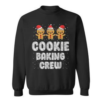 Gingerbread Cookie Baking Crew Family Christmas Baking Sweatshirt - Seseable