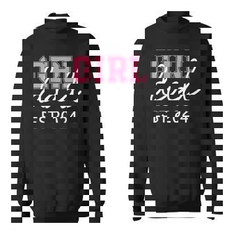 Girl Dad Fathers Day Daddy And Daughter Baby Expect Sweatshirt - Thegiftio