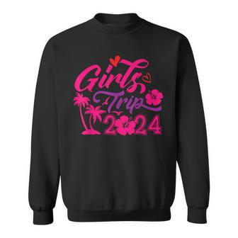 Girls Trip 2024 Warning Girls Trip Girls Weekend Trip 2024 Sweatshirt - Monsterry AU