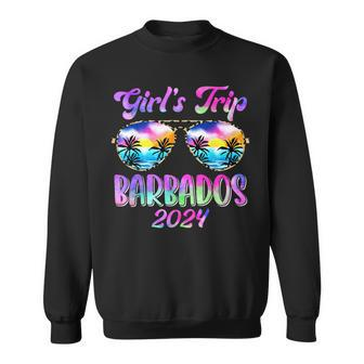 Girl’S Trip Barbados 2024 Summer Beach Weekend Vacation Sweatshirt - Seseable