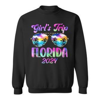 Girl’S Trip Florida 2024 Summer Beach Weekend Vacation Women Sweatshirt - Monsterry