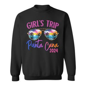 Girls Trip Punta Cana Dominican 2024 Sunglasses Summer Sweatshirt - Thegiftio UK