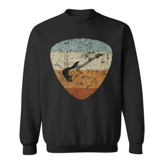 Gitarre Guitarre Plektrum Rockstar Retro Vintage Sweatshirt - Seseable