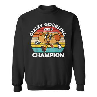 Glizzy Gobbling 2023 Champion Hot Dog Vintage Quote Sweatshirt - Monsterry UK