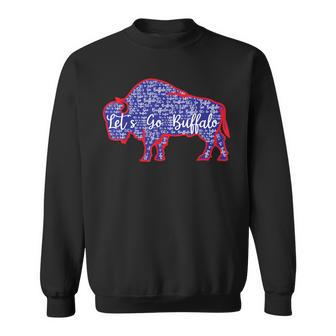 Lets Go Buffalo New York Buffalo Sports Fan Buffalo Sweatshirt - Monsterry CA