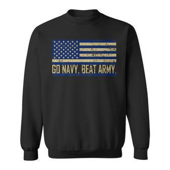 Go Navy Beat Army Flag America's Game Sports Football Fan Sweatshirt - Monsterry AU