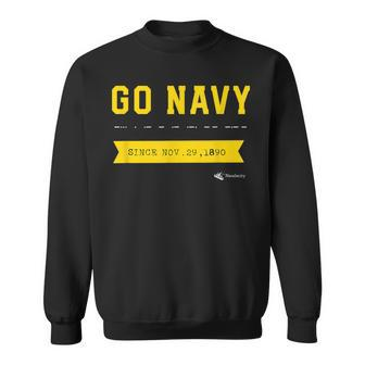 Go Navy Beat Army Morse Code Sweatshirt - Monsterry AU