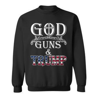 God Guns And Trump 2Nd Amendment T Trump Sweatshirt - Monsterry UK