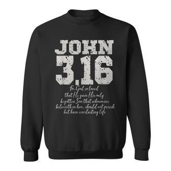 For God So Loved The World John 316 Bible Verse Christian Sweatshirt - Monsterry CA