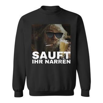 Gönndalf Der Blaue Saufen Ihr Jester Black Sweatshirt - Seseable