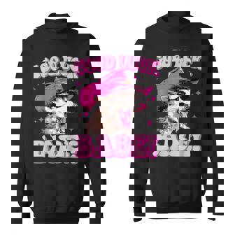 Good Luck Babe Pink Pony Club Cowgirls Western Opossum Sweatshirt - Thegiftio