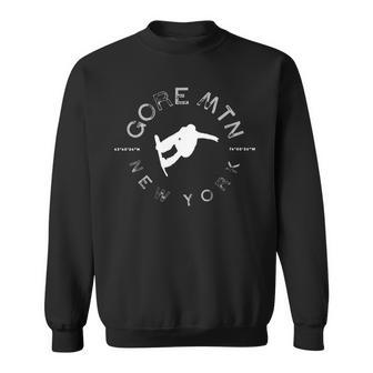 Gore Mountain Graphic Vintage Snowboard T Sweatshirt - Monsterry UK