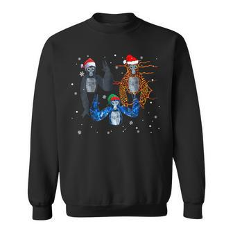 Gorilla Christmas Monke Tag Vr Game Gamer Adults Ns Sweatshirt | Mazezy