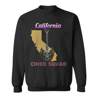 Gothic Aesthetic Cinco De Mayo Music California Cinco Squad Sweatshirt - Monsterry CA