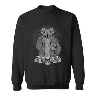 Gothic Aesthetic Grunge Occult Unholy Emo Punk Satanic Sweatshirt - Thegiftio UK