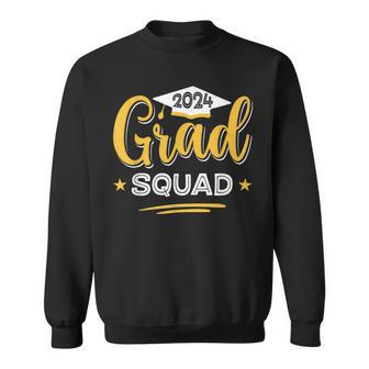 Grad Squad 2024 Matching Family Graduation Senior School Sweatshirt - Thegiftio UK