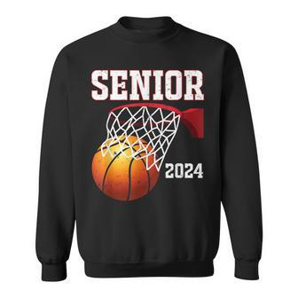 Graduate Senior Class Of 2024 Basketball Player Graduation Sweatshirt | Mazezy