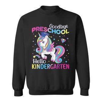 Graduation 2024 Goodbye Preschool Hello Kindergarten Unicorn Sweatshirt - Seseable